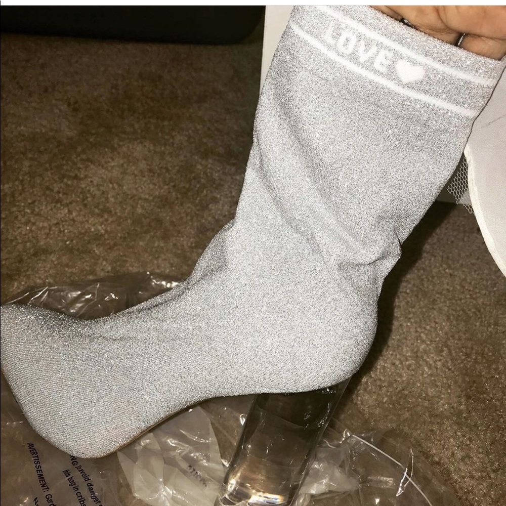 BNIB sexy sock booties